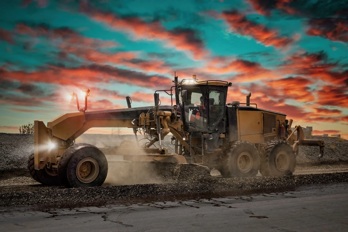 AUSDIG Komatsu grader